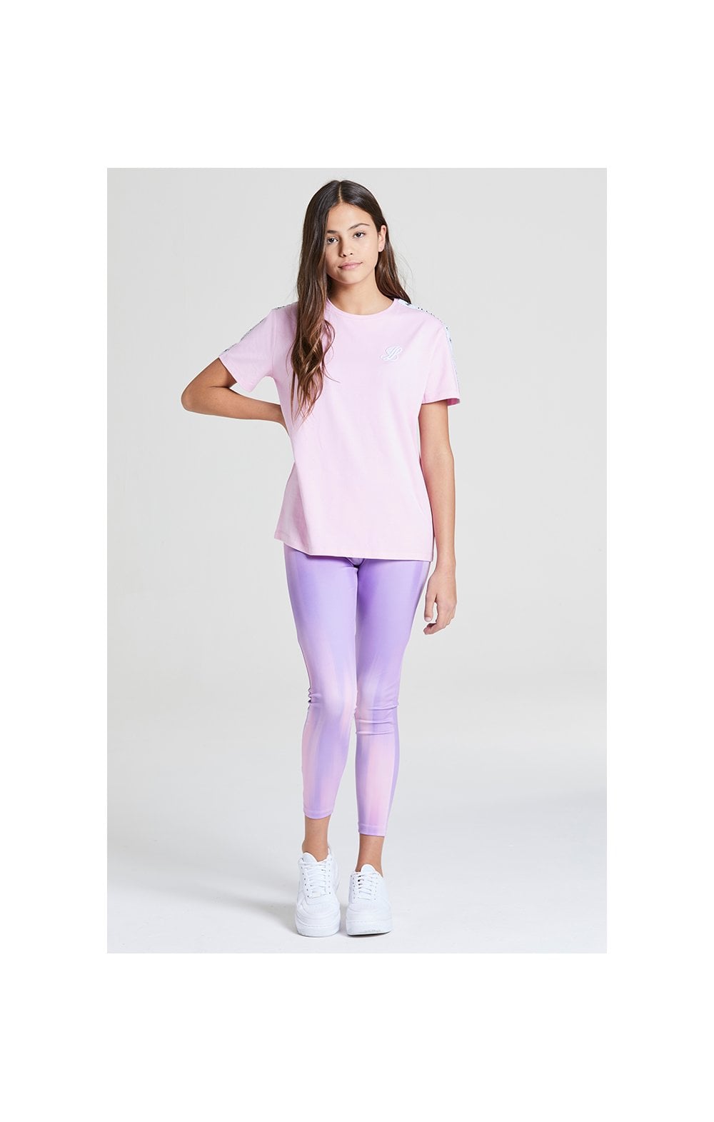 Illusive London BF Fit Taped Tee - Pink (2)
