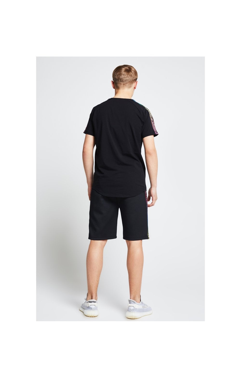 Illusive London Tape Jersey Shorts - Black (6)
