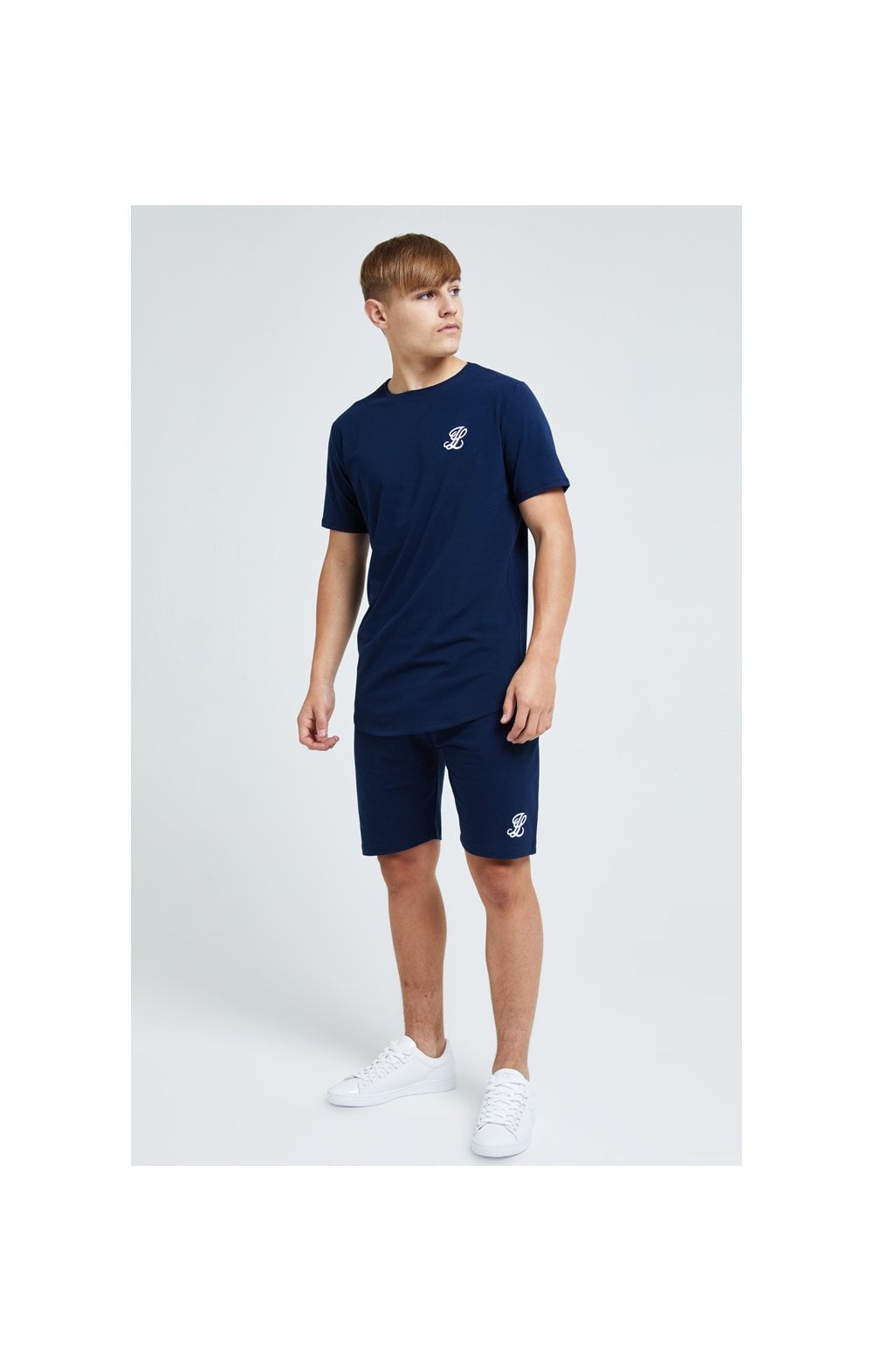 Boys Illusive Navy Essentials T-Shirt (4)