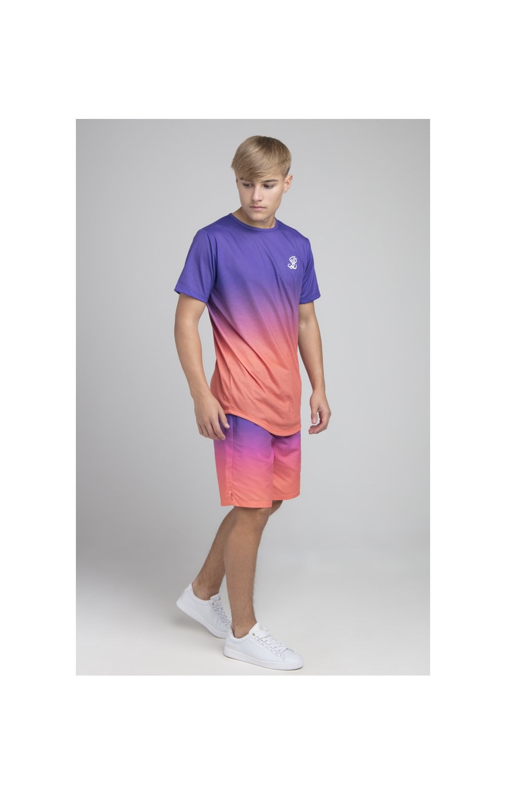Boys Illusive Purple Fade T-Shirt (3)